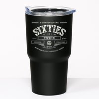I Survived The Sixties Twice Built In 60s 70th 60th Birthday Tumbler