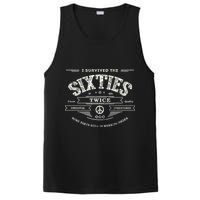 I Survived The Sixties Twice Built In 60s 70th 60th Birthday PosiCharge Competitor Tank