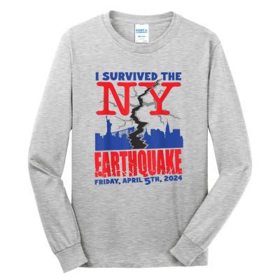 I Survived The Nyc Earthquake Tall Long Sleeve T-Shirt