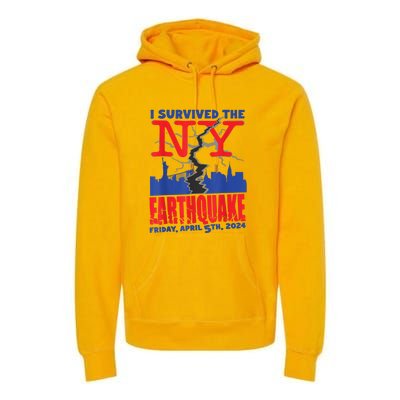 I Survived The Nyc Earthquake Premium Hoodie