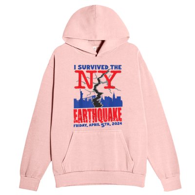 I Survived The Nyc Earthquake Urban Pullover Hoodie