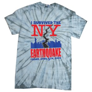 I Survived The Nyc Earthquake Tie-Dye T-Shirt