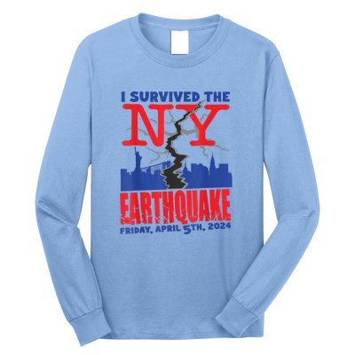 I Survived The Nyc Earthquake Long Sleeve Shirt