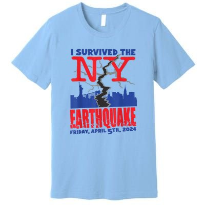 I Survived The Nyc Earthquake Premium T-Shirt