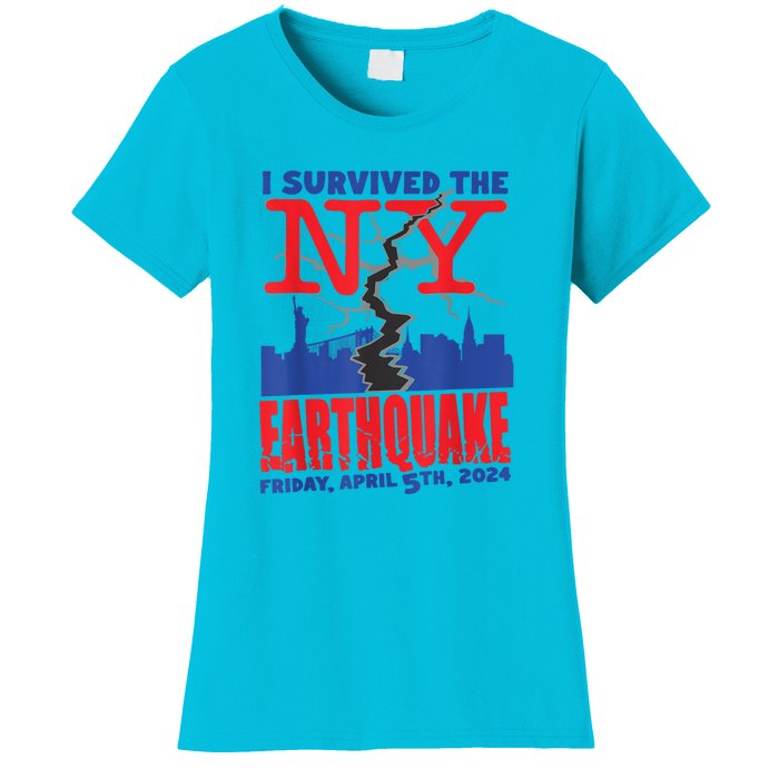 I Survived The Nyc Earthquake Women's T-Shirt