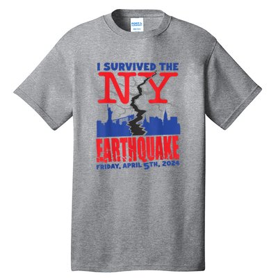 I Survived The Nyc Earthquake Tall T-Shirt