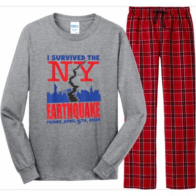 I Survived The Nyc Earthquake Long Sleeve Pajama Set