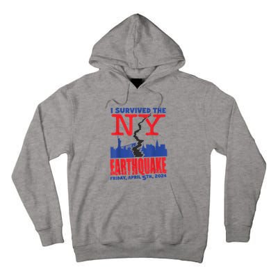 I Survived The Nyc Earthquake Tall Hoodie