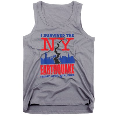 I Survived The Nyc Earthquake Tank Top