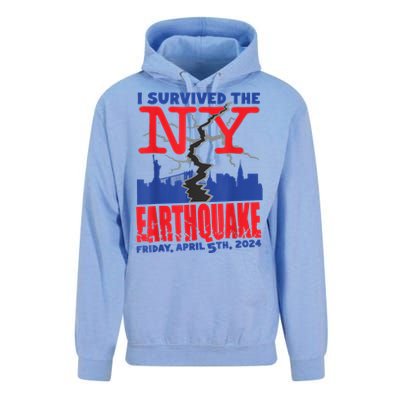 I Survived The Nyc Earthquake Unisex Surf Hoodie