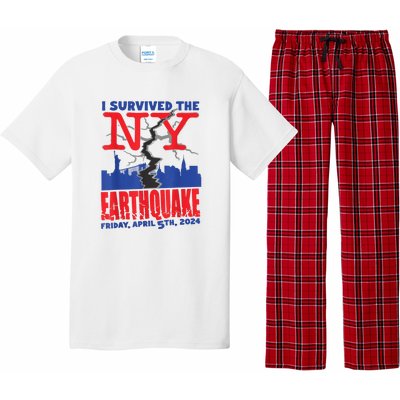 I Survived The Nyc Earthquake Pajama Set