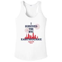 I Survived The Nyc Earthquake April 5 2024 Ladies PosiCharge Competitor Racerback Tank