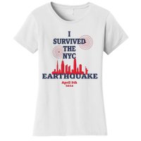 I Survived The Nyc Earthquake April 5 2024 Women's T-Shirt