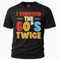 I Survived The 60s Twice Sixties 70th 70s Year Old Birthday Cooling Performance Crew T-Shirt