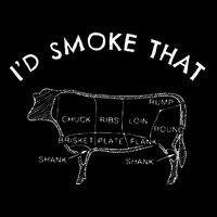Id Smoke That Cow Funny Smoking Bbq Grilling 16 in Basic Backpack