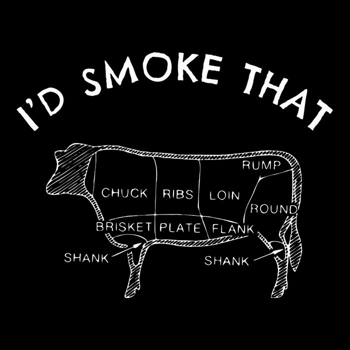 Id Smoke That Cow Funny Smoking Bbq Grilling 16 in Basic Backpack
