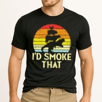 Id Smoke That Chicken Pork Beef Trex Retro Dinosaur Bbq Cooling Performance Crew T-Shirt