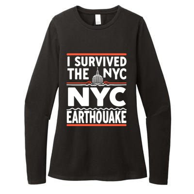 I Survived The Nyc Earthquake April 5 2024 Womens CVC Long Sleeve Shirt