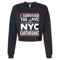 I Survived The Nyc Earthquake April 5 2024 Cropped Pullover Crew