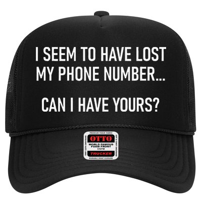 I Seem To Have Lost My Phone Number Funny Pickup Lines Trucker Hat