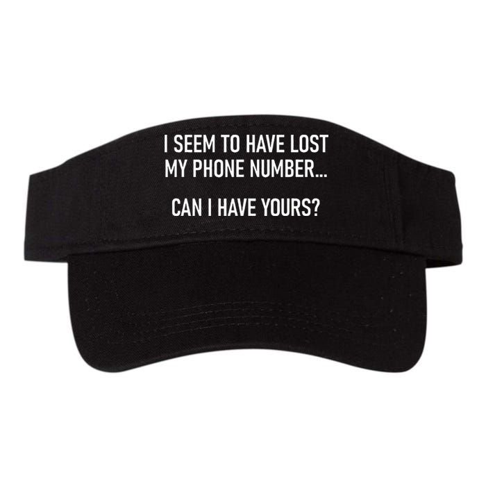I Seem To Have Lost My Phone Number Funny Pickup Lines Visor