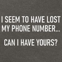 I Seem To Have Lost My Phone Number Funny Pickup Lines Cotton Canvas Backpack