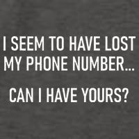 I Seem To Have Lost My Phone Number Funny Pickup Lines Vector Backpack