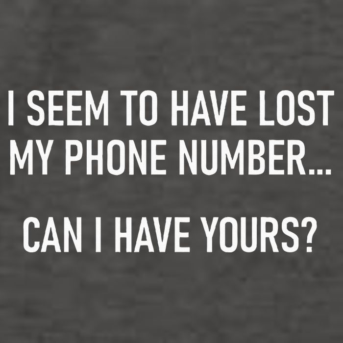 I Seem To Have Lost My Phone Number Funny Pickup Lines Vector Backpack
