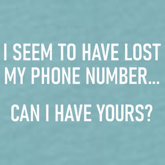 I Seem To Have Lost My Phone Number Funny Pickup Lines Sueded Cloud Jersey T-Shirt