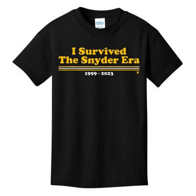 I Survived The Snyder Era Kids T-Shirt