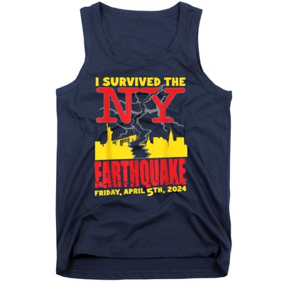 I Survived The Nyc Earthquake Tank Top