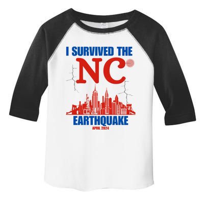 I Survived The Nyc Earthquake April 5 2024 Toddler Fine Jersey T-Shirt