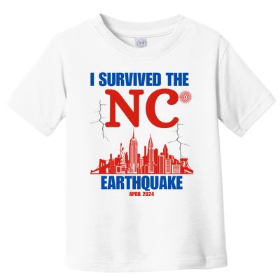 I Survived The Nyc Earthquake April 5 2024 Toddler T-Shirt