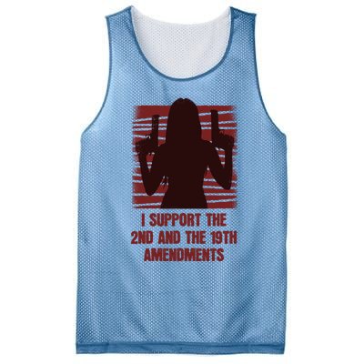 I Support The 2nd And The 19th Bear Arms And Vote Adts Gift Mesh Reversible Basketball Jersey Tank