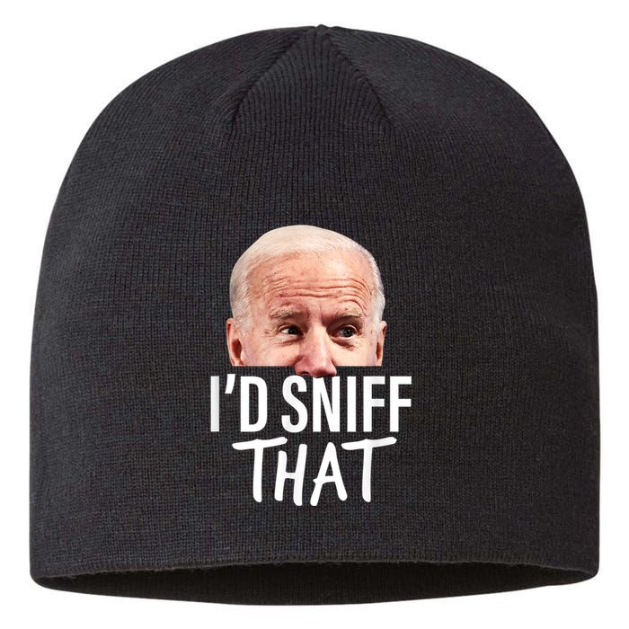 Id Sniff That. Anti Joe Biden Funny Parody Sustainable Beanie