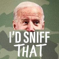 I'd Sniff That. Anti Joe Biden Funny Parody Legacy Tie Dye Trucker Hat