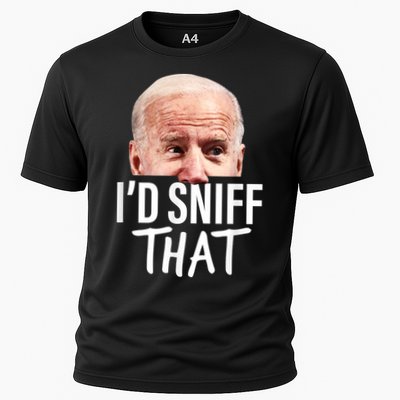 I'd Sniff That. Anti Joe Biden Funny Parody Performance Shirt