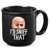 I'd Sniff That. Anti Joe Biden Funny Parody 15oz Campfire Ceramic Mug