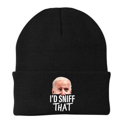 I'd Sniff That. Anti Joe Biden Funny Parody Beanie