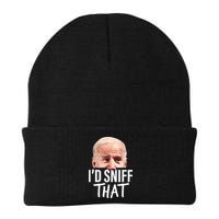 I'd Sniff That. Anti Joe Biden Funny Parody Beanie