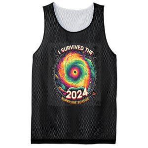 I Survived The 2024 Hurricane Season Mesh Reversible Basketball Jersey Tank