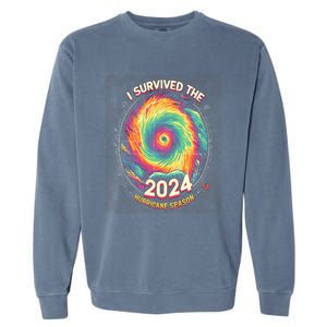 I Survived The 2024 Hurricane Season Garment-Dyed Sweatshirt