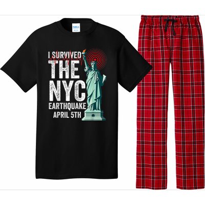 I Survived The Ny Earthquake Friday April 5th 2024 Pajama Set