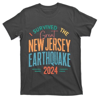 I Survived The Great New Jersey Earthquake 2024 T-Shirt