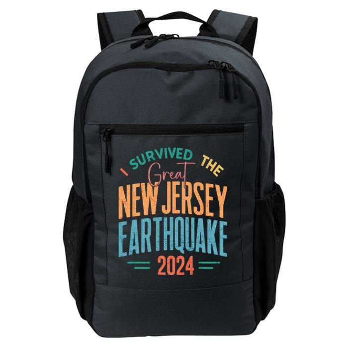 I Survived The Great New Jersey Earthquake 2024 Daily Commute Backpack