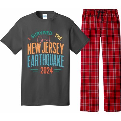 I Survived The Great New Jersey Earthquake 2024 Pajama Set