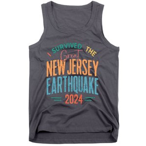 I Survived The Great New Jersey Earthquake 2024 Tank Top