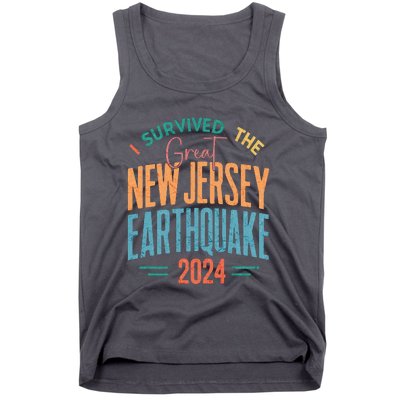 I Survived The Great New Jersey Earthquake 2024 Tank Top