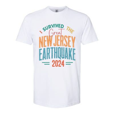 I Survived The Great New Jersey Earthquake 2024 Softstyle® CVC T-Shirt