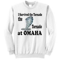 I Survived The Tornado At Omaha Funny Natural Disaster Sweatshirt